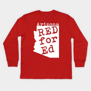 Red for Ed shirt Kids Long Sleeve T-Shirt